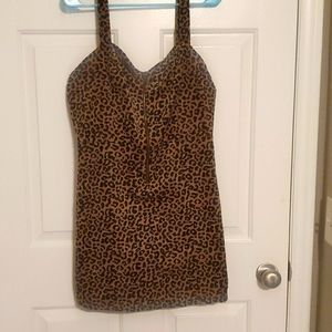 Wild fable Leopard Print jumper dress